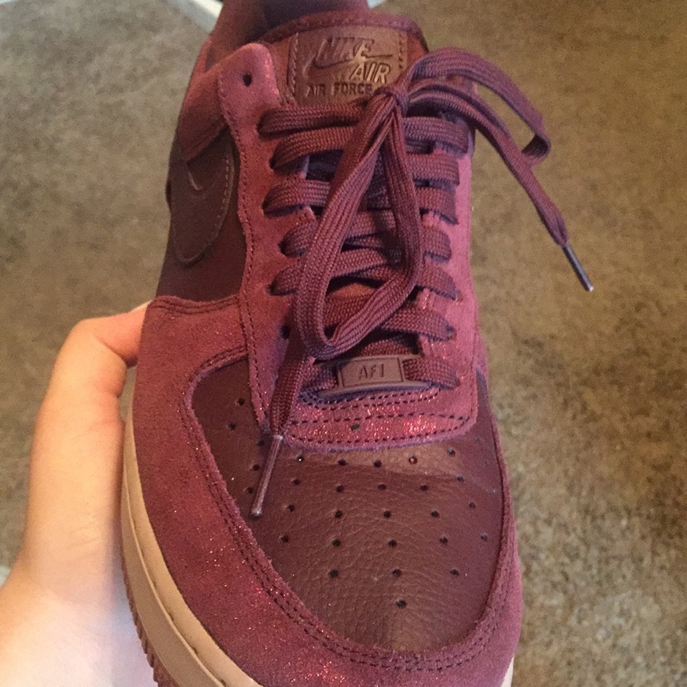 Ruby Glitter Nike Air Force 1 - image 5